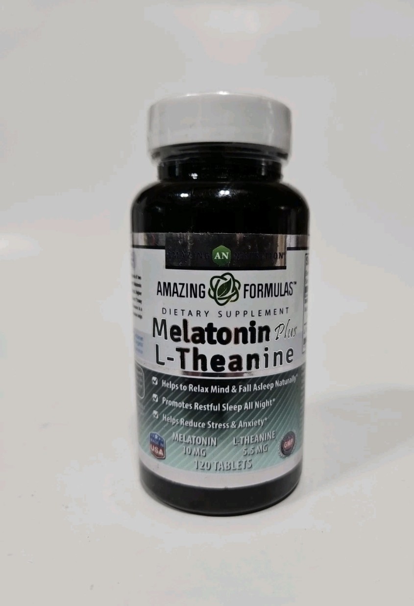 Melatonin Plus, L-Theanine mg 120 Tablets