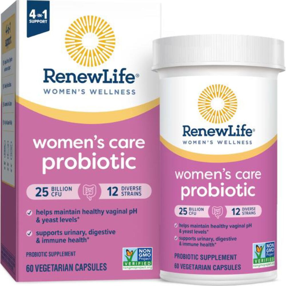6/26 Renew Life Women’s Probiotic Capsules, Supports pH Balance for Women, Vagin