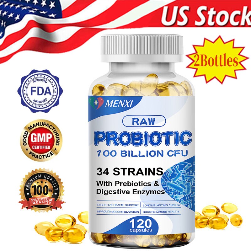 Enhanced Super Digestive Enzymes 240 Caps probiotic prebiotic Digestive Support