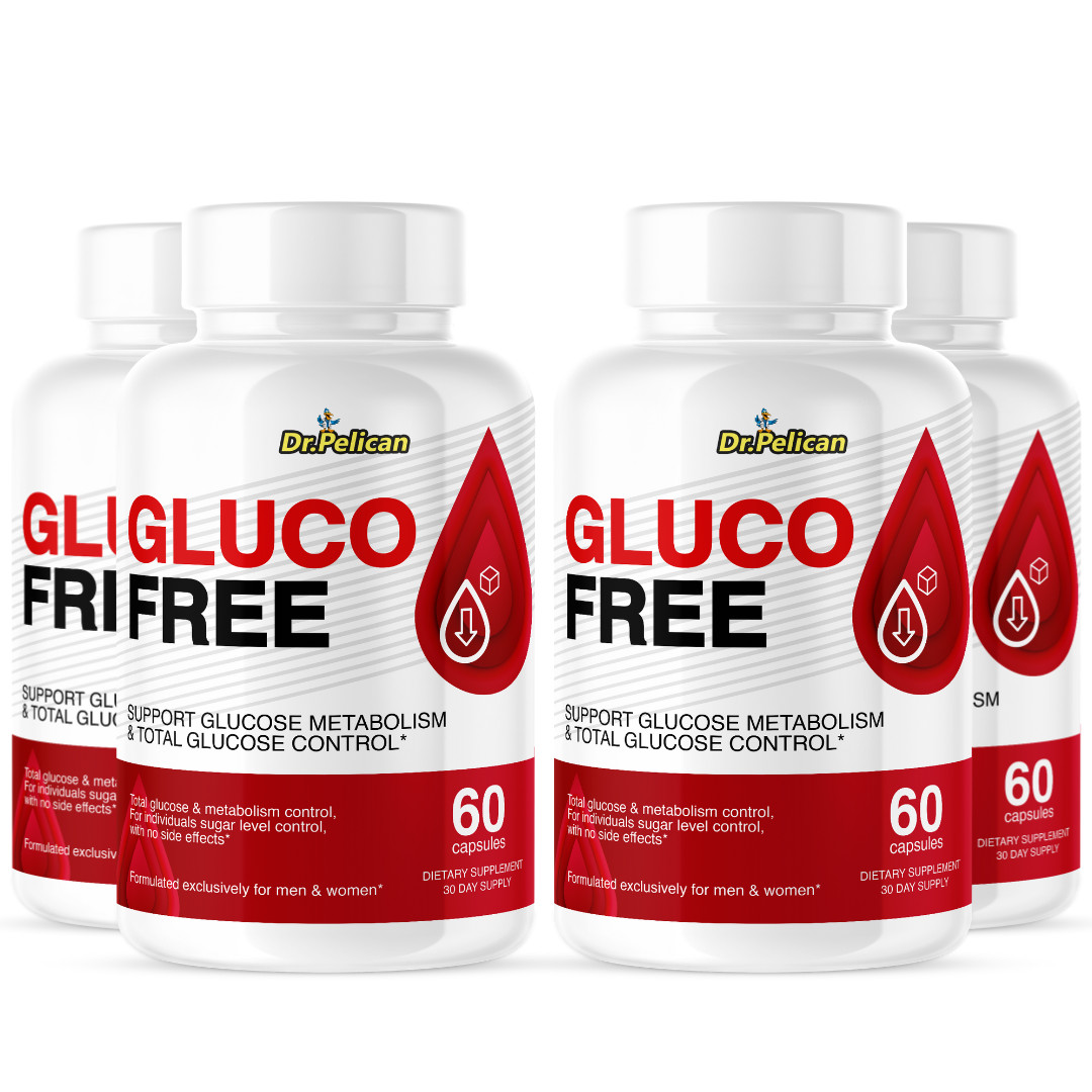 Gluco Free- Blood Support- 4 Bottles- 240 Capsules