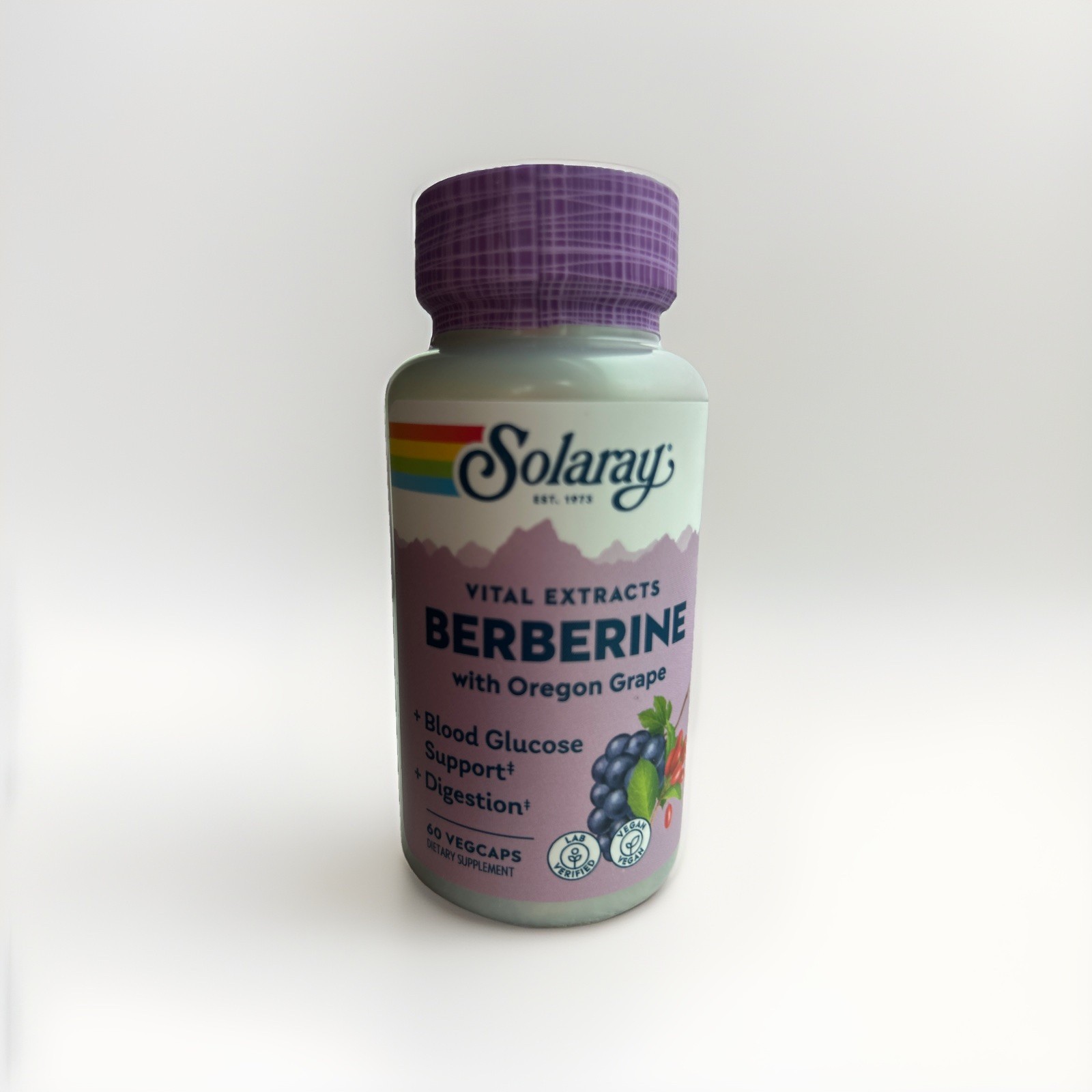 Solaray Advanced Formula Berberine Root Extract 60 Caps | Exp: 05/27
