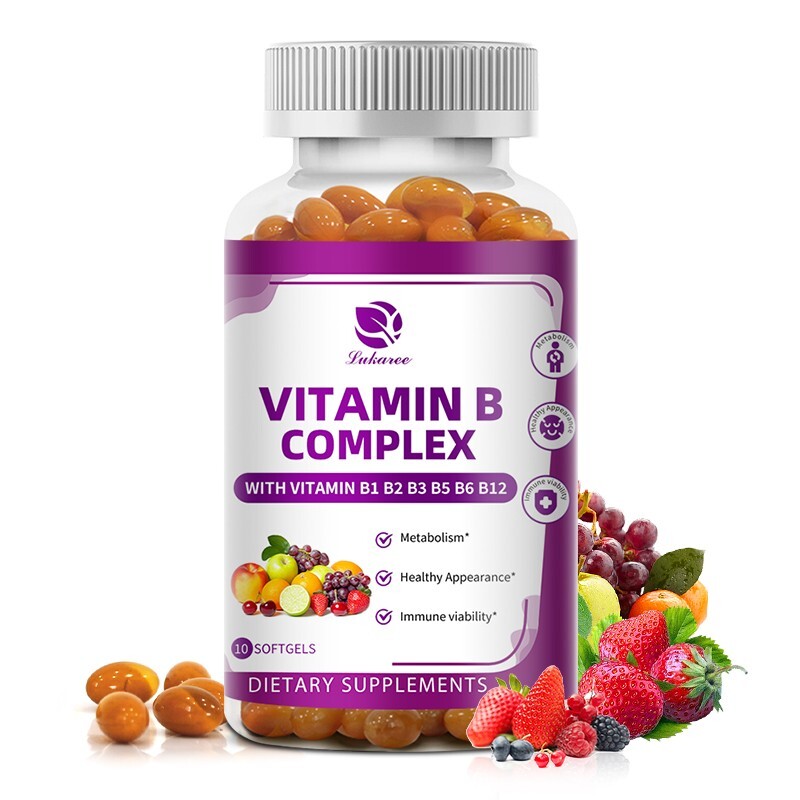 Vitamin B Complex w/ Vitamin C Immune, Energy&Nervous System Support,120Caps