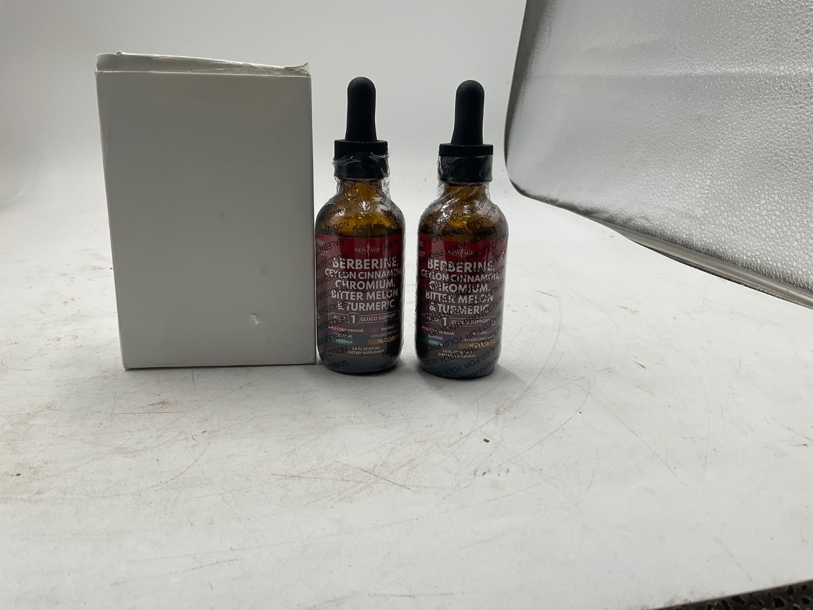 Berberine with Ceylon Cinnamon Supplement Liquid Drops + Bitter Melon Extract 2