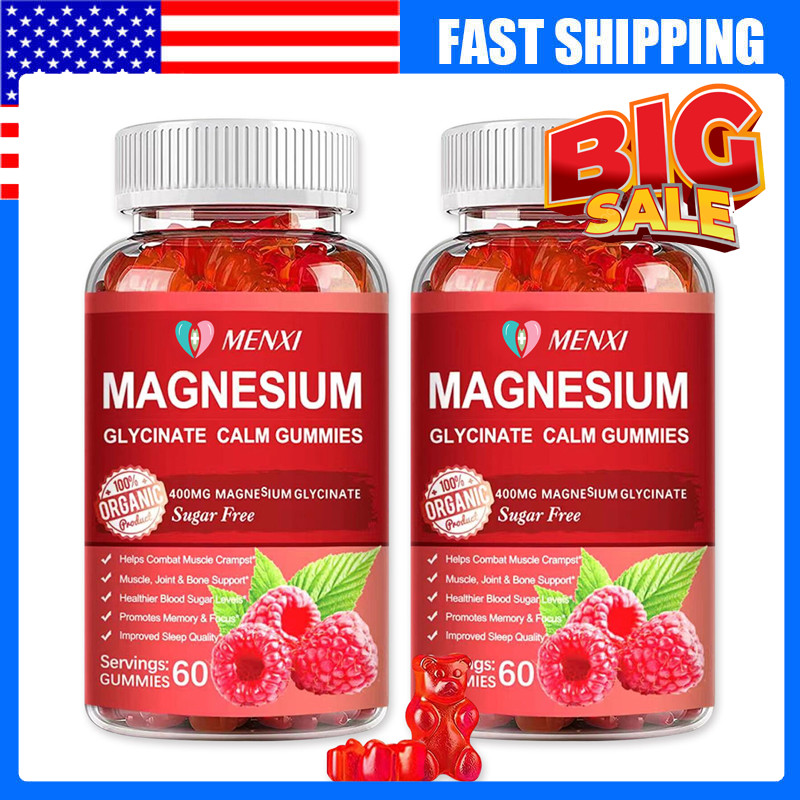 Magnesium Glycinate Gummies – Brain Health & Relaxation Support, Sleep Support