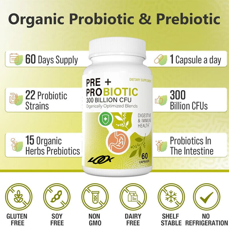Male and female probiotic capsules -300 billion colony units