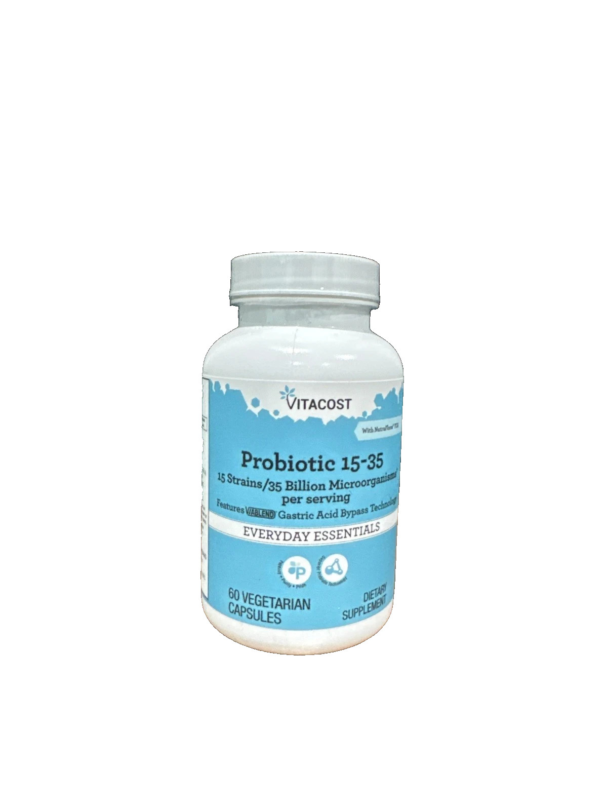 Vitacost Probiotic 15-35 – 35 Billion CFU 60 Vegetarian Capsules