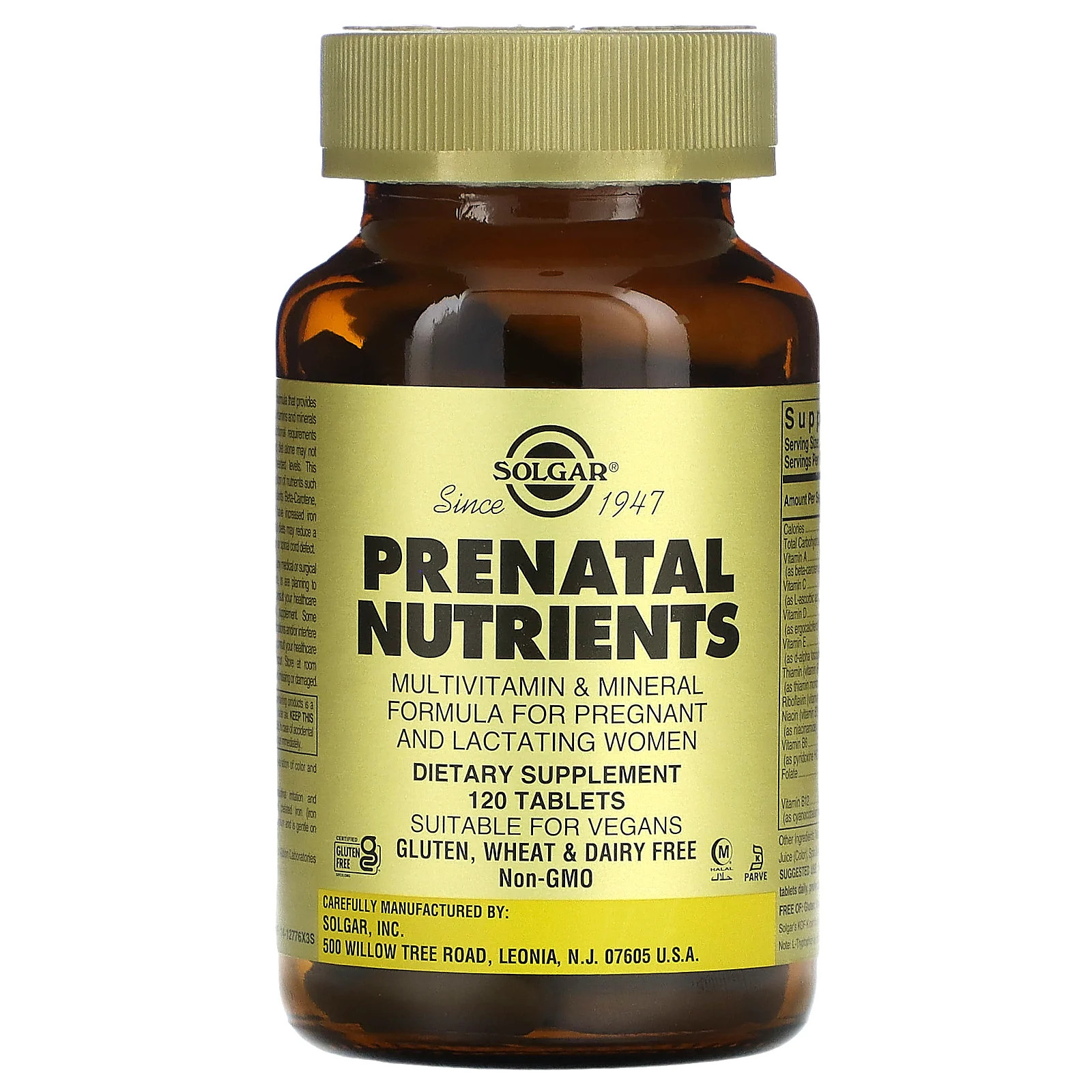 Prenatal Nutrients, 120 Tablets