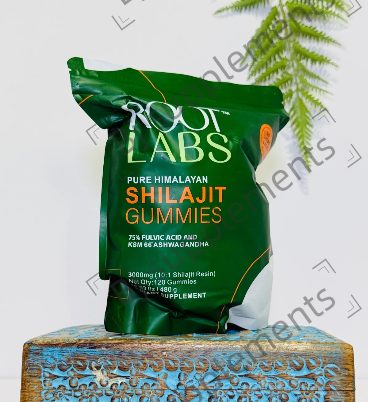 Root Labs 3000mg Pure Himalayan Shilajit Gummies I No Added Sugar