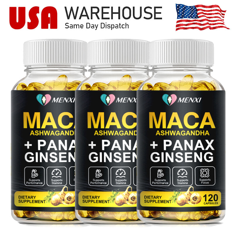 Maca + Ginseng Highest Potency Available 10,000mg Supports Desire Stamina – 360P