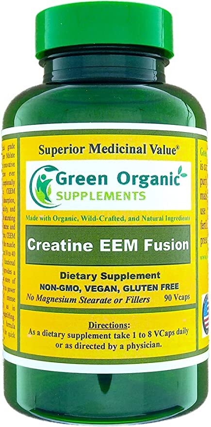 Creatine EEM Fusion 90 Vegan Capsule for Quick Energy Production in Muscle Cells