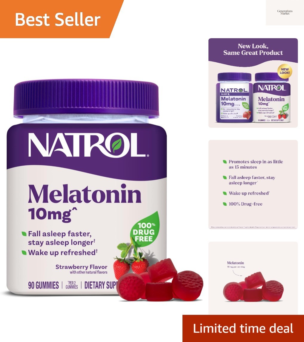 10 mg Melatonin Gummies, Sleep Support for Adults, Melatonin Supplements for …