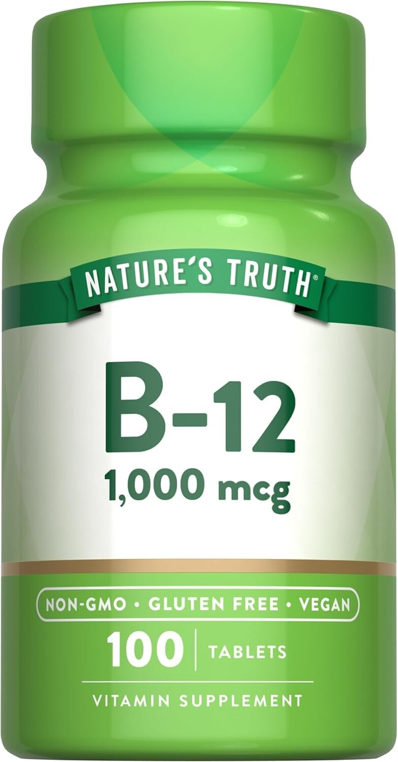 SM Nature’s Truth B12 Vitamin 1000 mcg – 100 Tablets