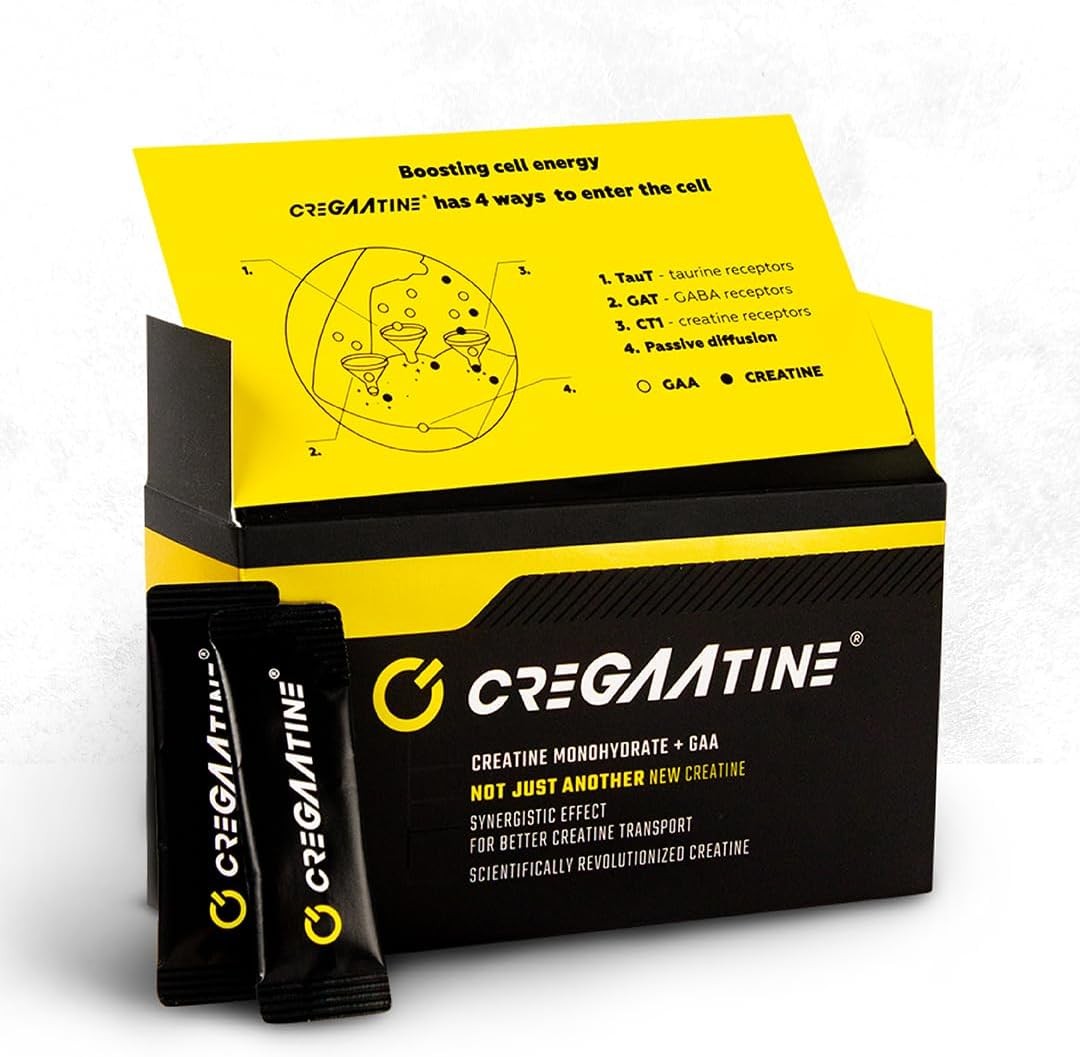 Micronized Creatine Monohydrate + GA| Increase Strength, boost memory and focus