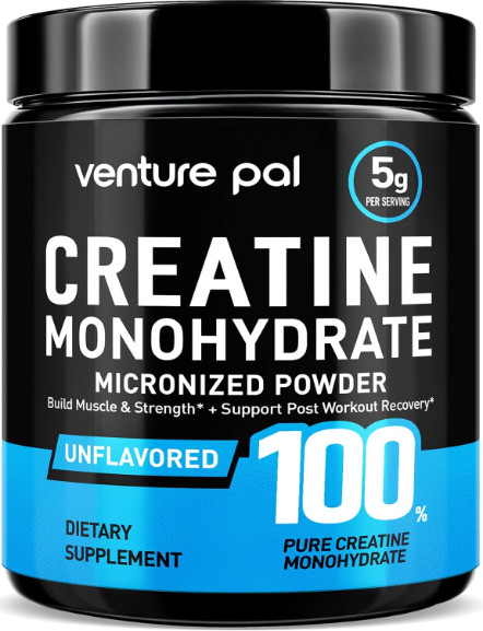 Creatine Monohydrate – Gain Lean Muscle, Improve Performance and Strength (5g)
