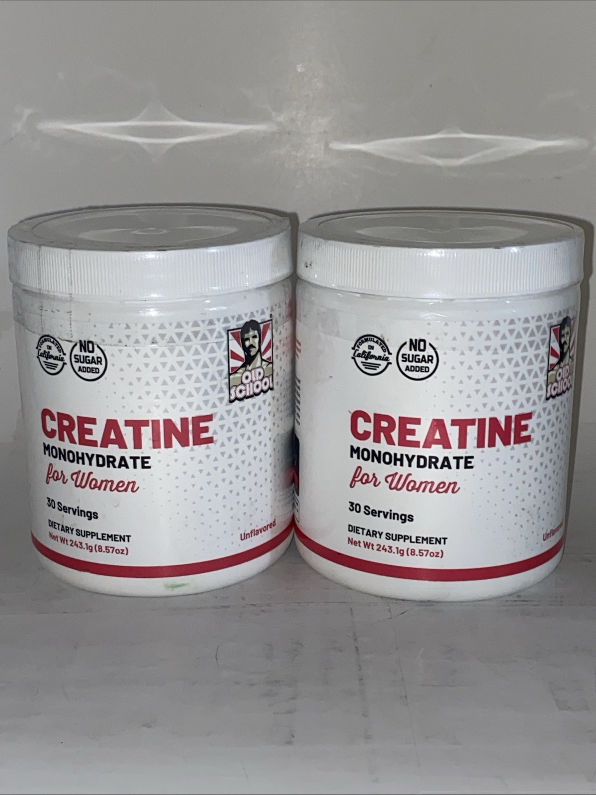 2x Old School Labs® Creatine Monohydrate for Women 30 Servings 4/27