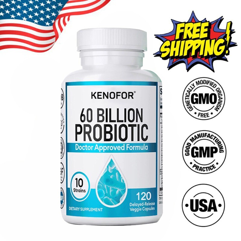 Super Probiotics 60 Billion CFU 30to120 Vegetarian Capsules Natural