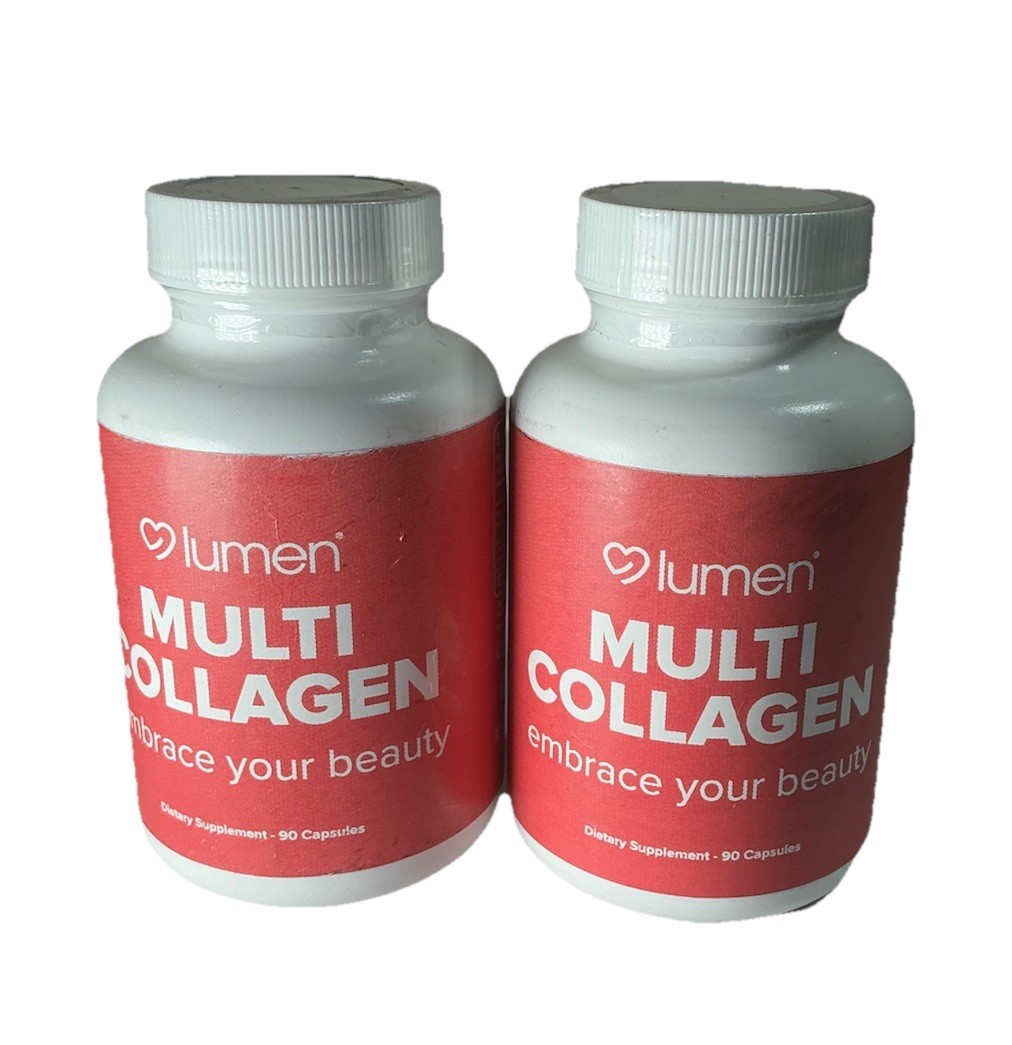 2X Lumen Multi Collagen Peptides Supplement 90 Capsules Each