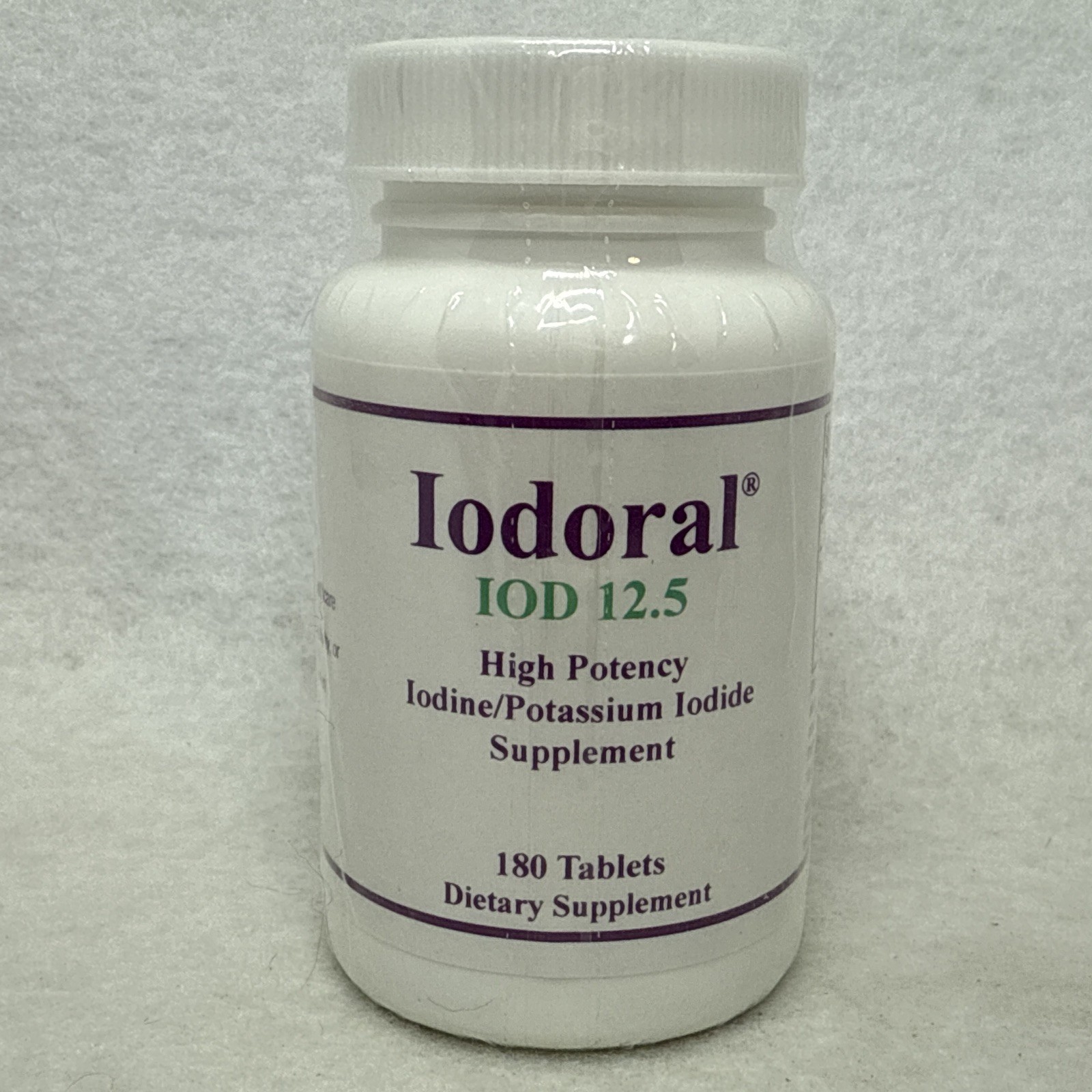 Iodoral IOD-12.5 180 Tablets Optimox EXP 03/26 Authentic Factory Sealed