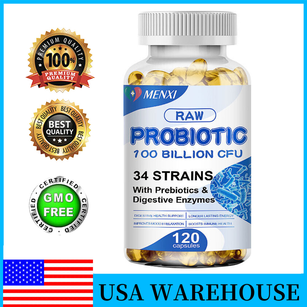 Probiotic Supplement for Healthy Gut Health – With Digestive Enzymes 34 Strains