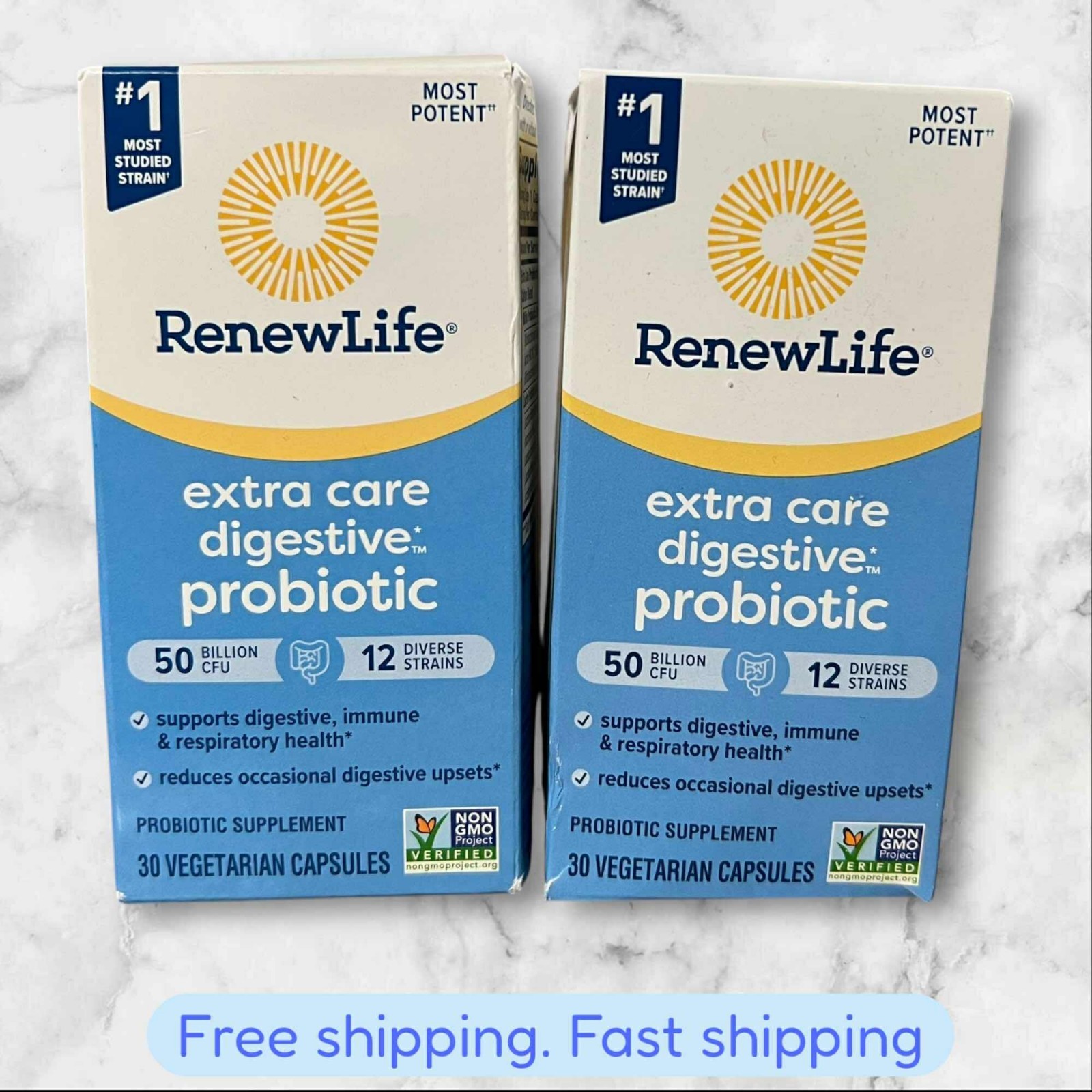 FOR 2 RenewLife Ultimate Flora Extra Care Probiotic 30 Capsules EXP2026+ NEWSHIP