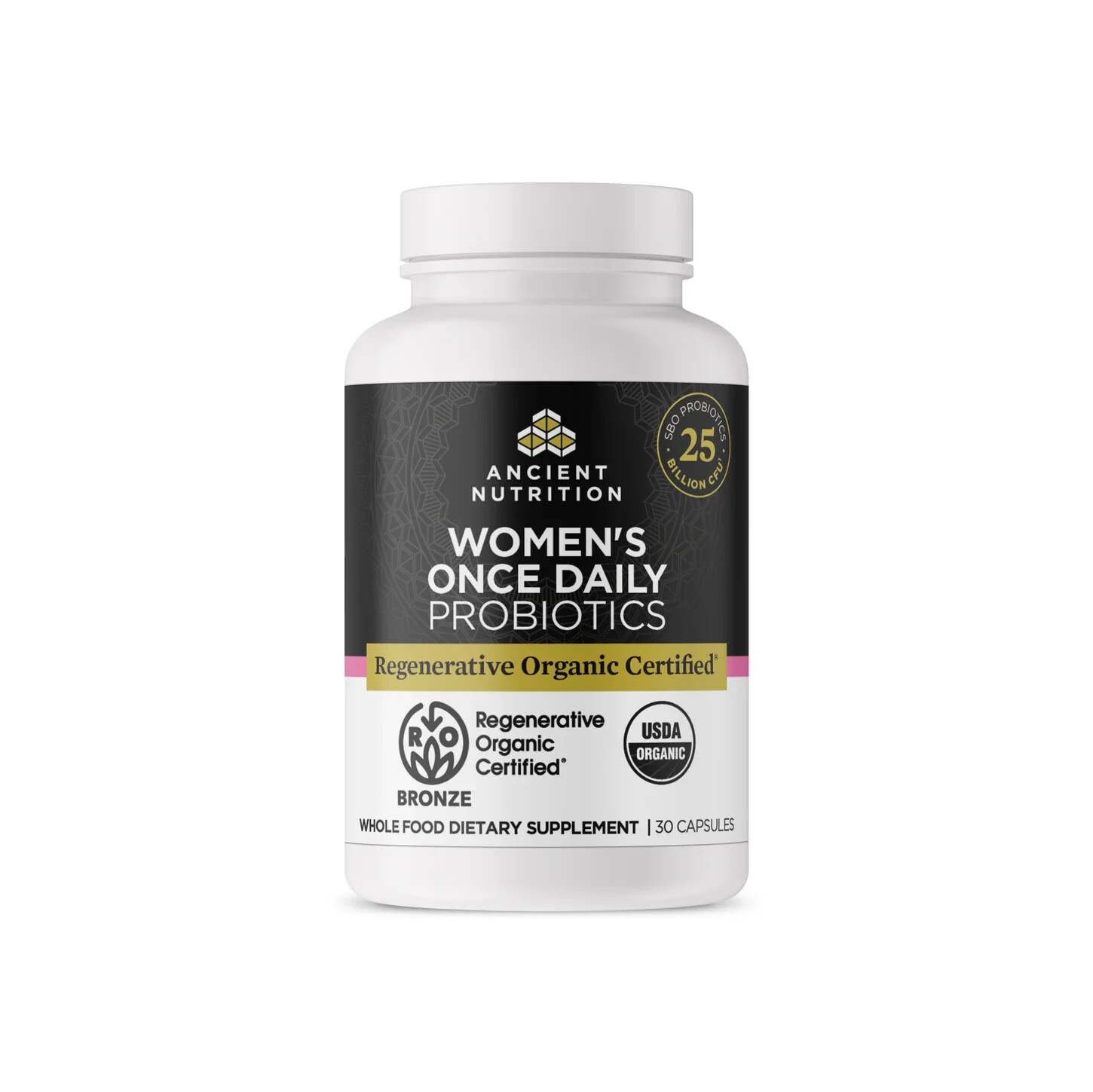 Ancient Nutrition Women’s Once Daily Probiotics Digest Immune 30 caps EXP 01/26