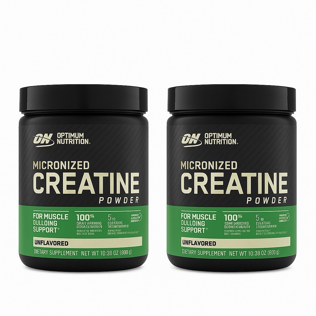 Optimum Nutrition Micronized Creatine Powder 60 Servings Unflavored Pack Of 2