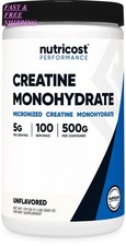 LUXRY Nutricost Pure Creatine Monohydrate 500 Gram Powder