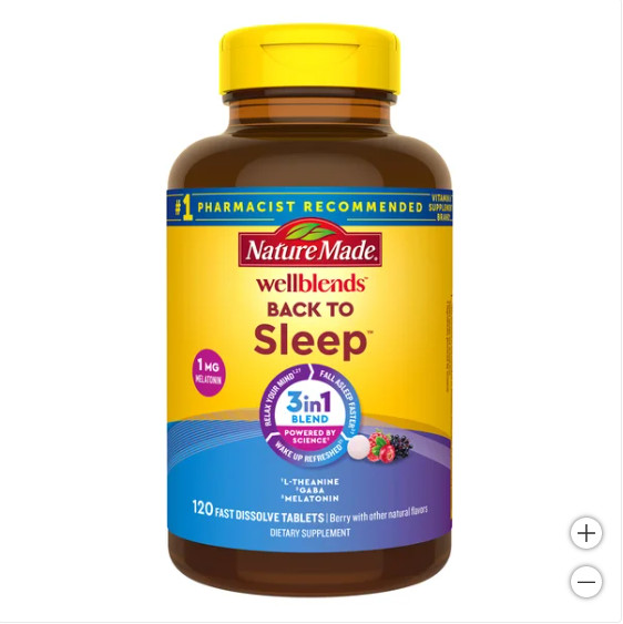 Nature Made Wellblends Back To Sleep, 120 Fast Dissolve Tablets