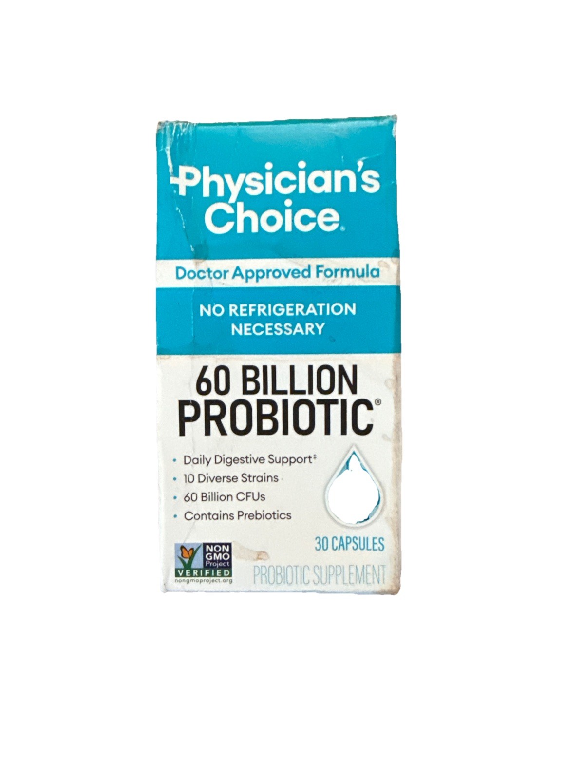Physician’s Choice 60 Billion Probiotic with Prebiotic Capsules – 30 Capsules