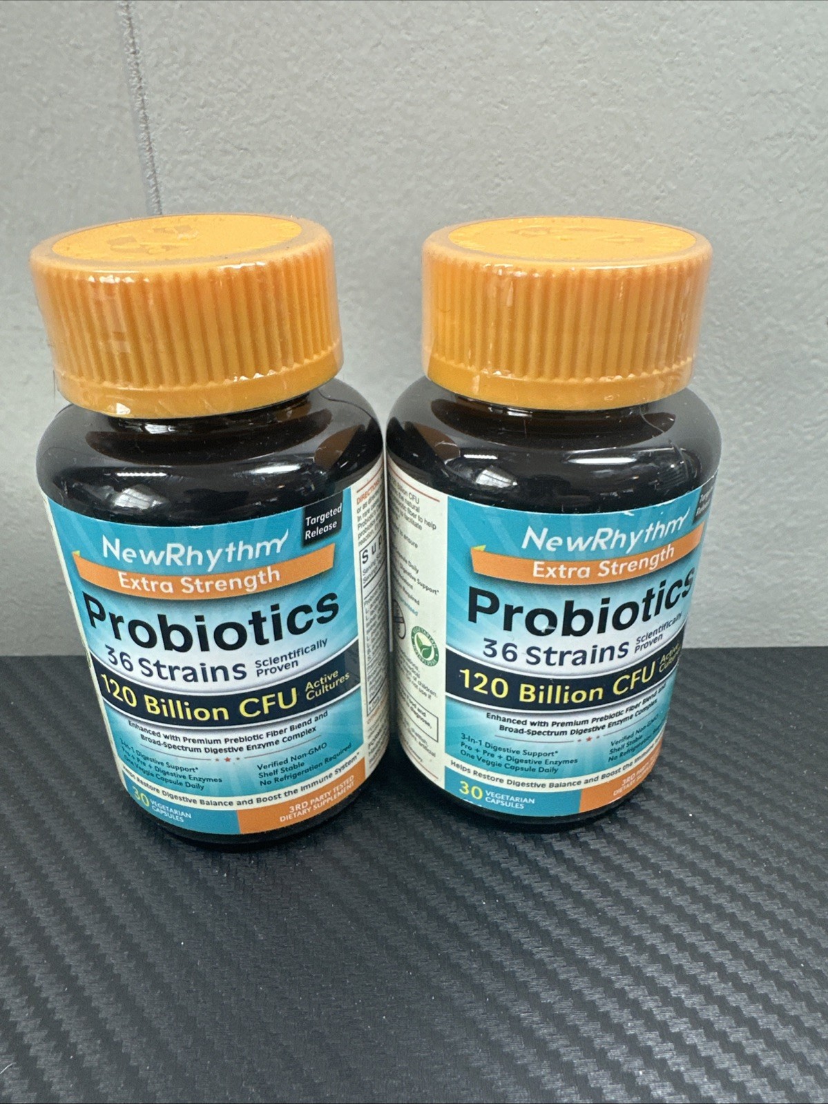 X2 NewRhythm Probiotics 120 Billion CFU 36 Strains 3-in-1 Probiotics Z7