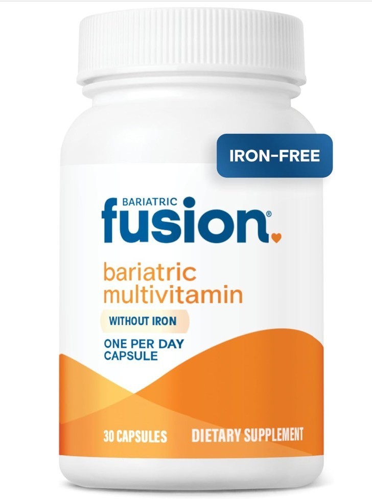 Bariatric Fusion Multivitamin ONE per Day Capsule WITHOUT Iron 30 Capsules