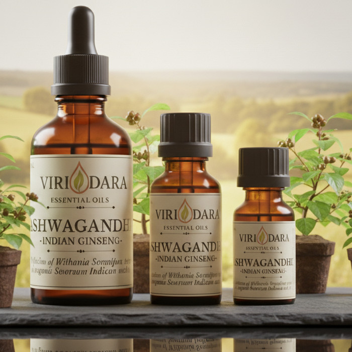 Organic Ashwagandha Essential Oil – 100% Pure & Natural – Free Shipping