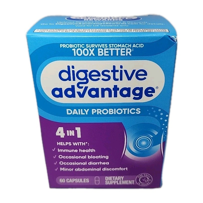 Digestive Advantage®, Daily Probiotics, 60 Capsules Exp 2028