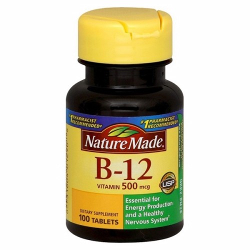 Vitamin B-12 100 Tabs 500mcg by Nature Made