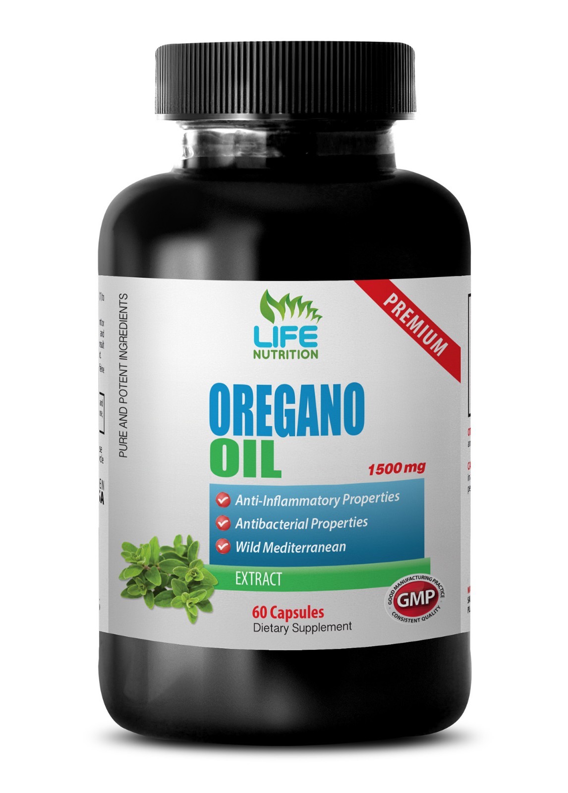 Potassium – Oregano Oil 1500mg – Improved Muscle Flexibility Pills 1B