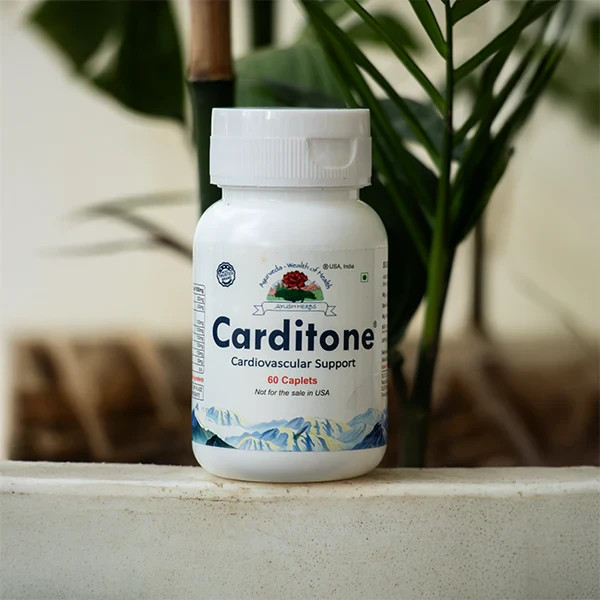 New Carditone Ayush Herbs 60 caplet  Support