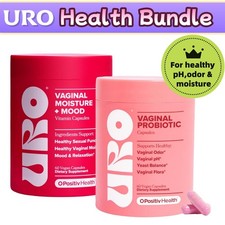 URO Health Bundle: Vaginal Moisture & Mood 60ct + Vaginal Probiotics 60ct