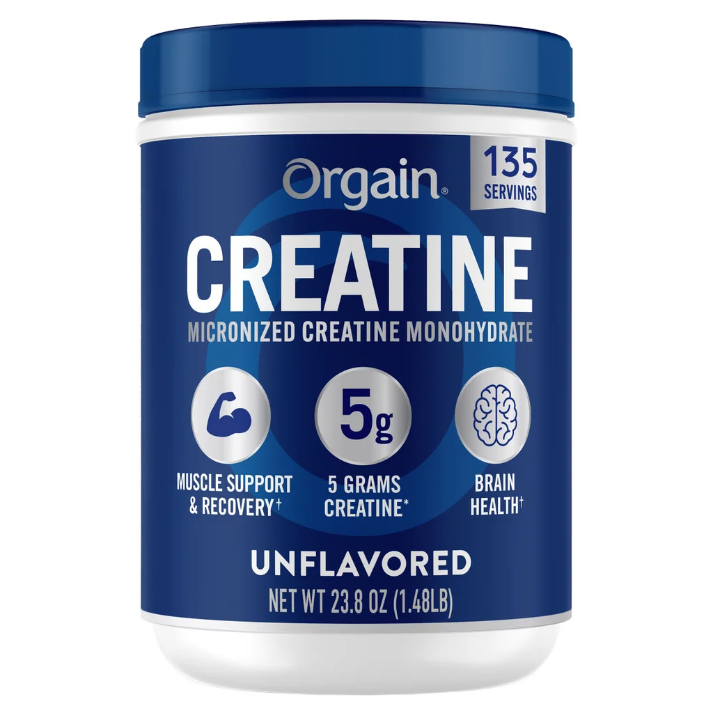 Orgain Creatine Monohydrate Powder 1.48lb Unflavored 135 Servings Muscle Health