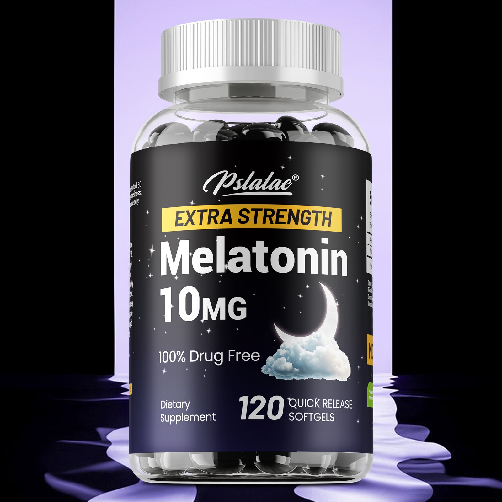 Melatonin 10mg – Powerful Sleeping Aid,Deep Sleep,Improved Sleep Quality,Non-GMO