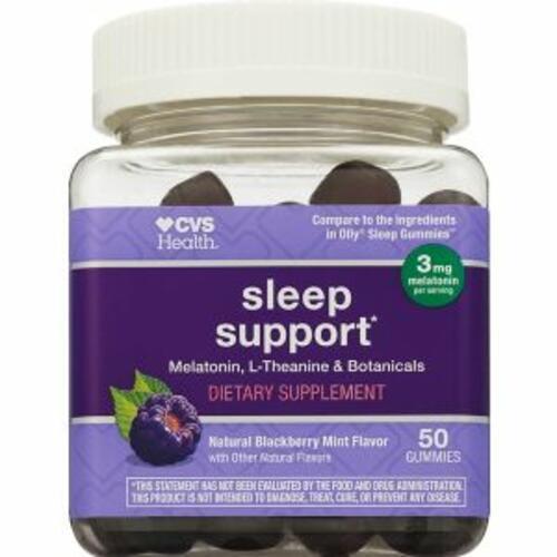 CVS Health Melatonin with Botanicals Gummies 3mg, 50 ct