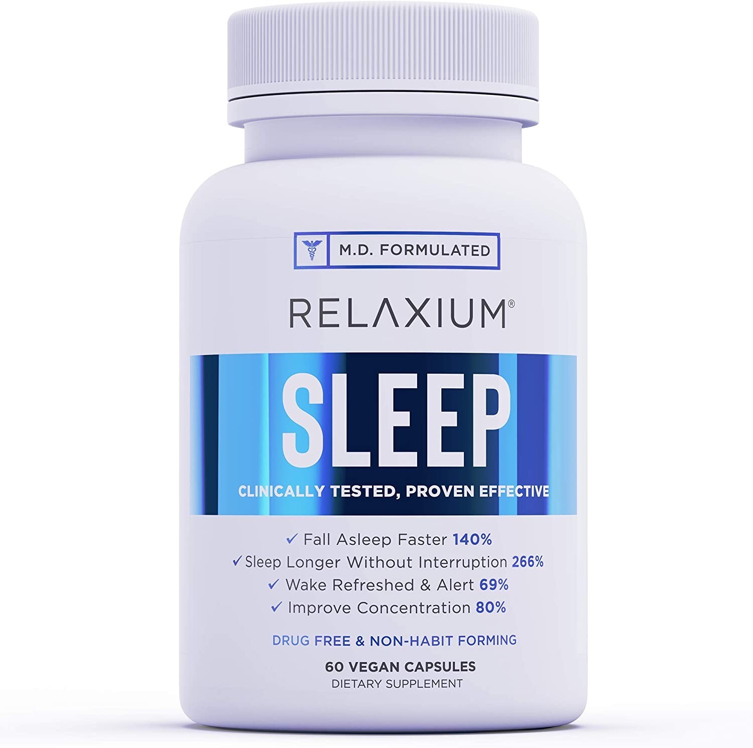 RELAXIUM SLEEP 60 Capsules – Brand New & Sealed Get The Best Sleep of Your Life
