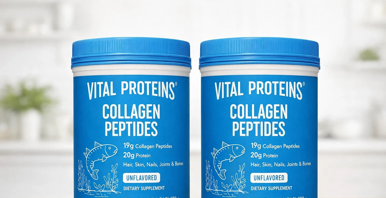 2 Pack Vital Proteins Collagen Peptides Dietary Supplement Powder 1.5lb (20oz)