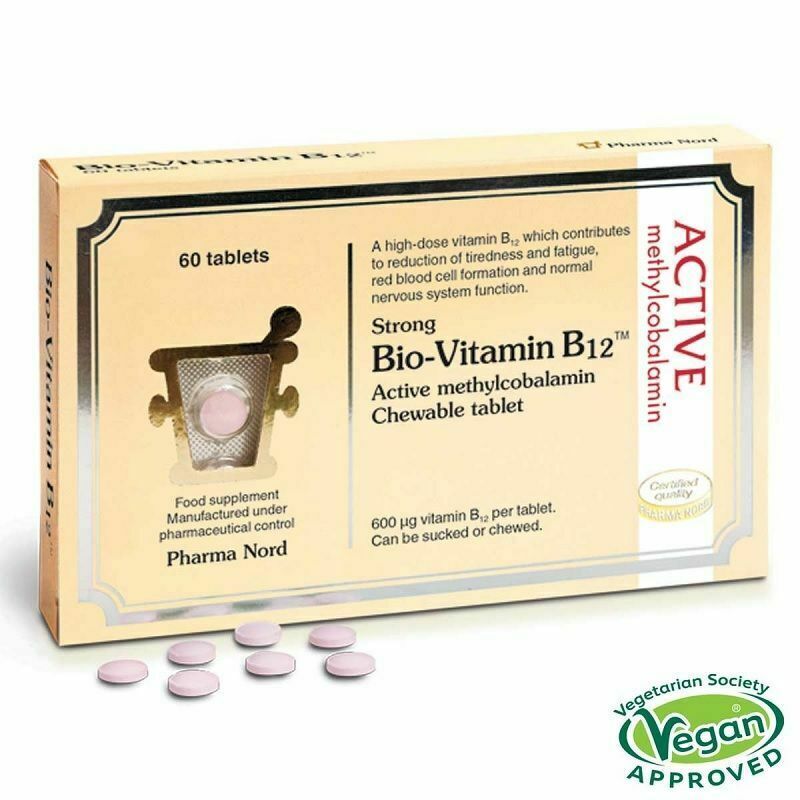 Pharma Nord Bio-Vitamin B12 Chewable Tablets (60) BBE 07/2027