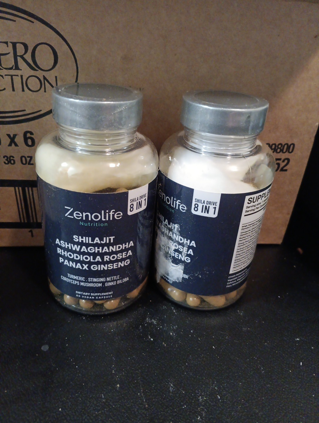 2X Zenolife Shilajit  Ashwagandha Rhodiola Rosea Panex Ginseng