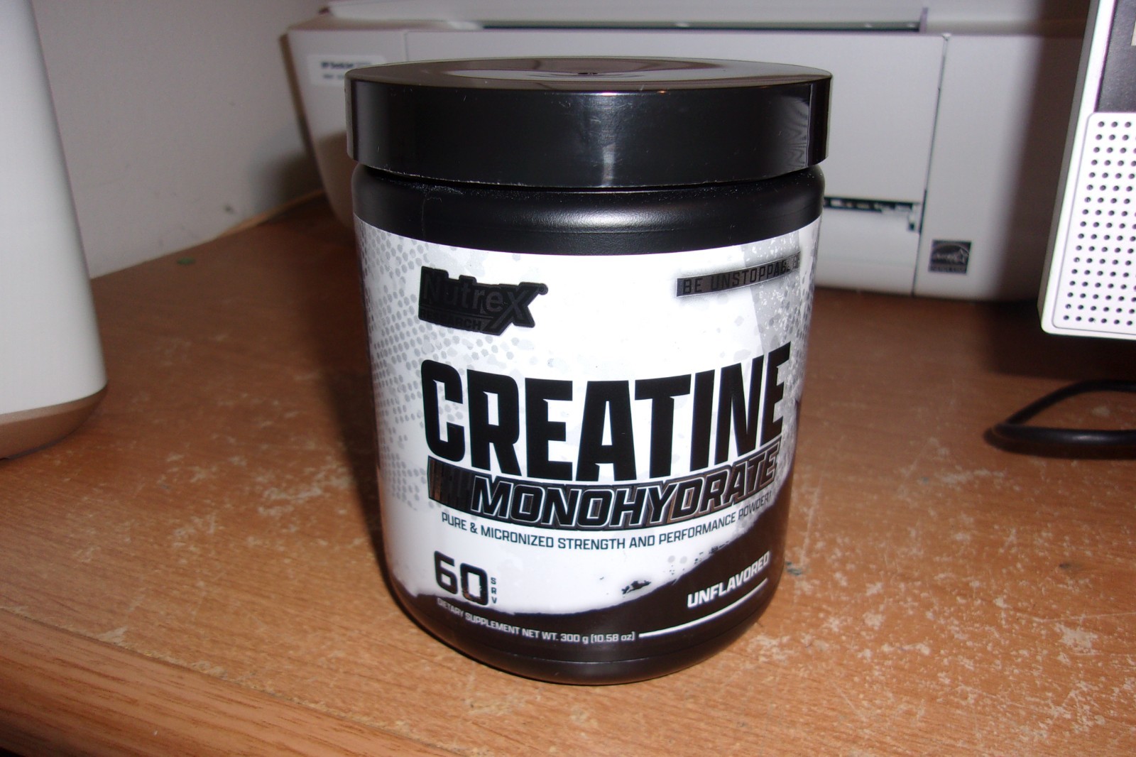 Nutrex CREATINE Monohydrate Powder Micronized Unflavored 60 Servings 300 Grams