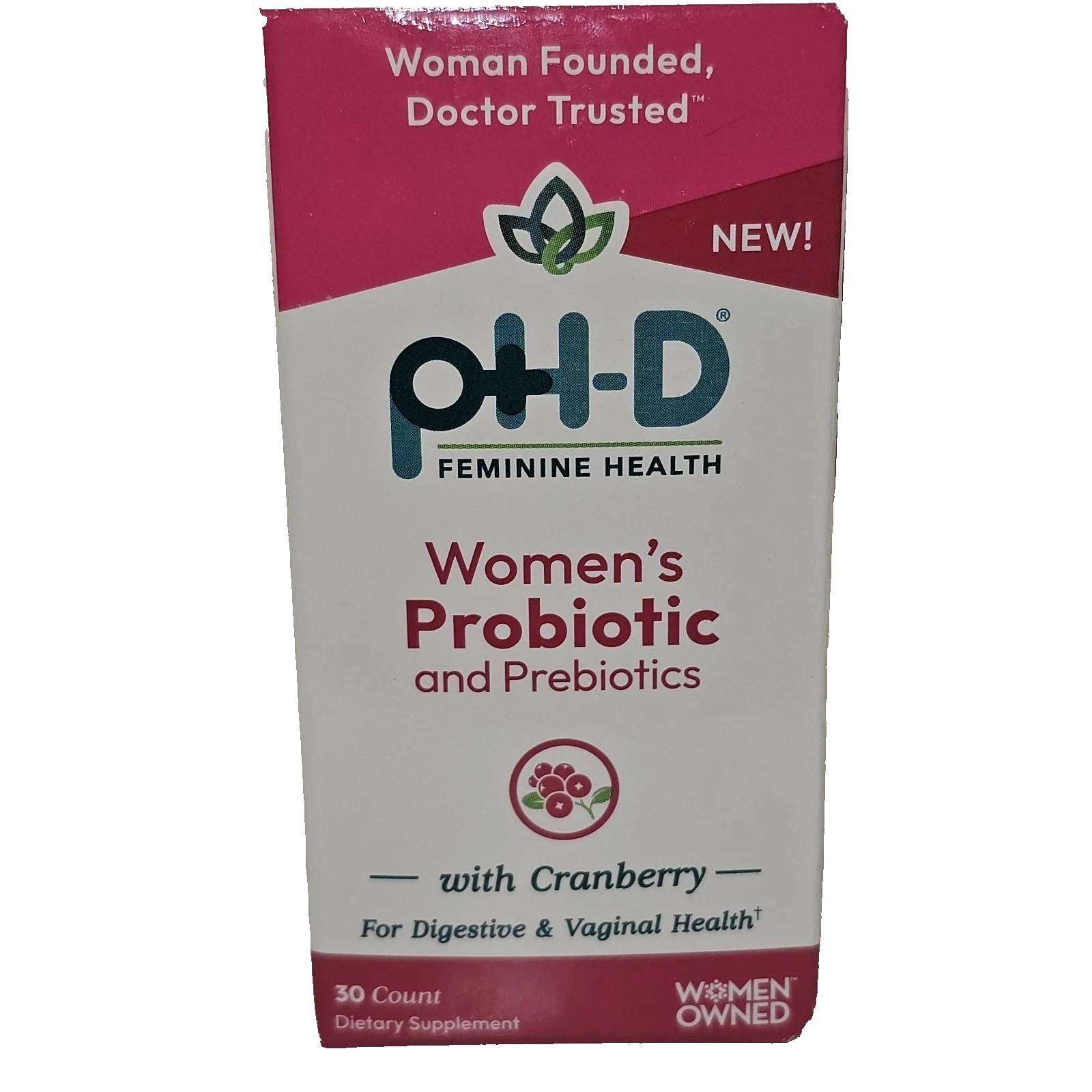 pH-D Feminine Health Women’s Probiotic and Prebiotics, 30 Capsules EXP 03/2026