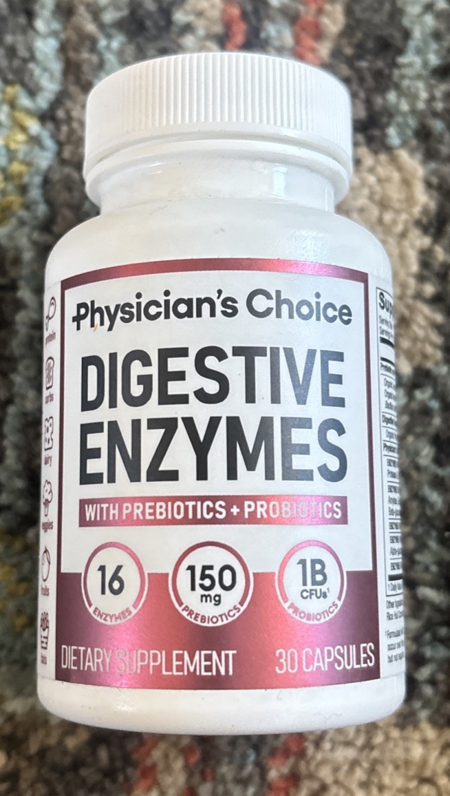 Physician’s Choice Digestive Enzymes w/ Prebiotics + Probiotics 30 Caps 3/26