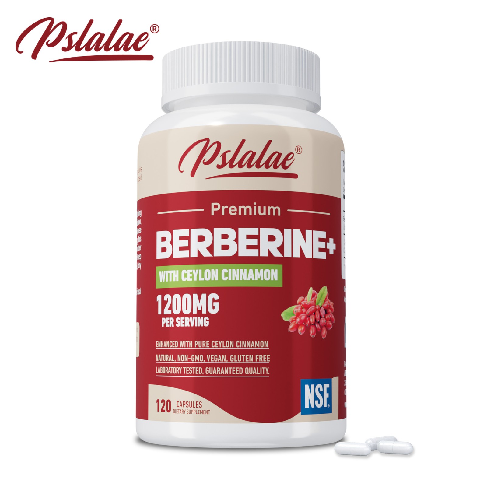 Premium Berberine 1200mg- Healthy Cholesterol, Anti-inflammatory, Immune Support