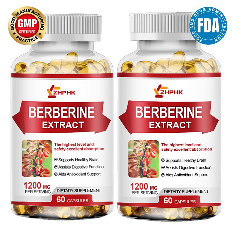 Berberine capsules help antibacterial, anti-inflammatory blood lipid regulation