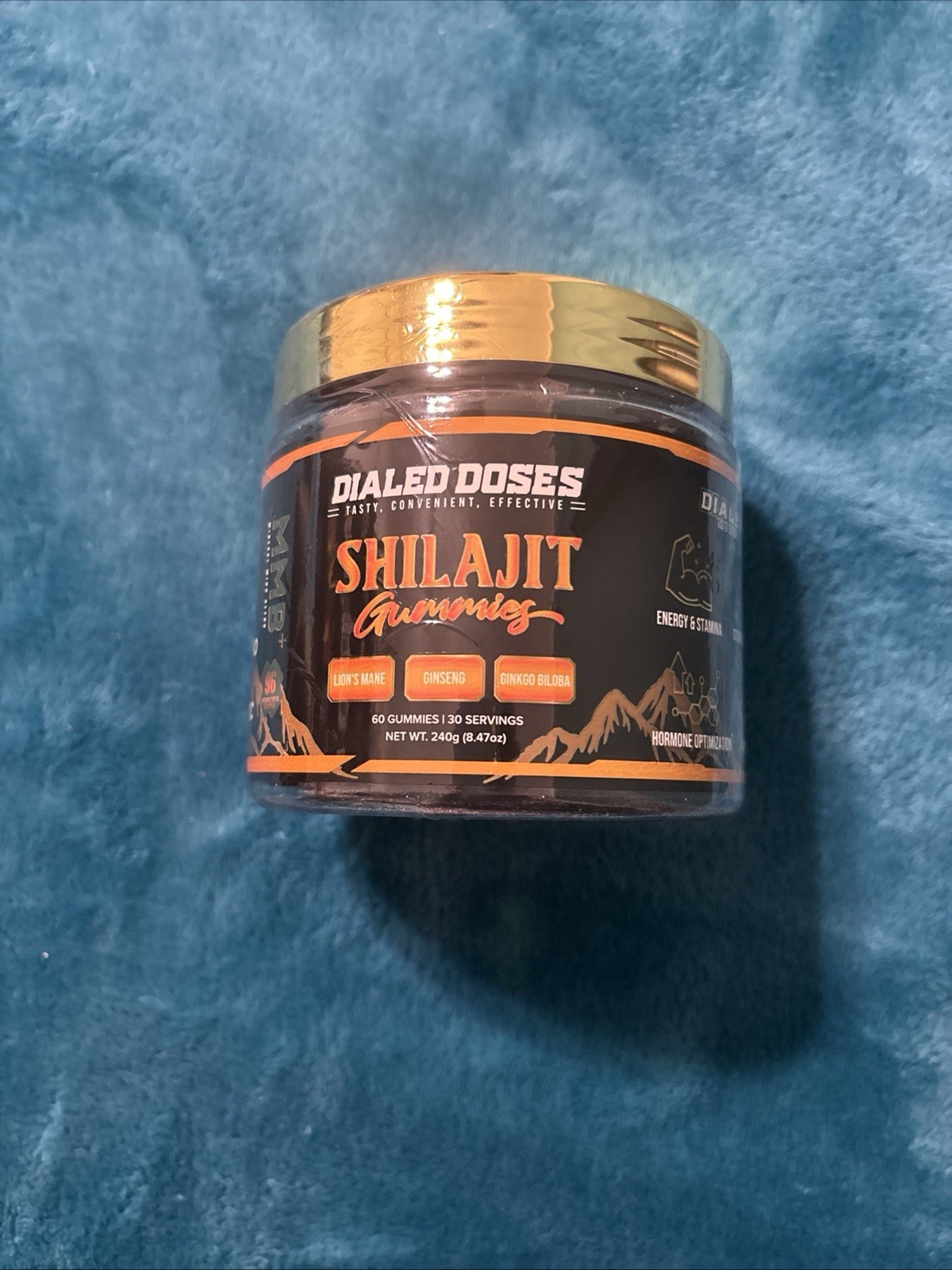 Shilajit Gummies + Lions Mane + ginseng + ginkgo biloba. Brand new. Halal.
